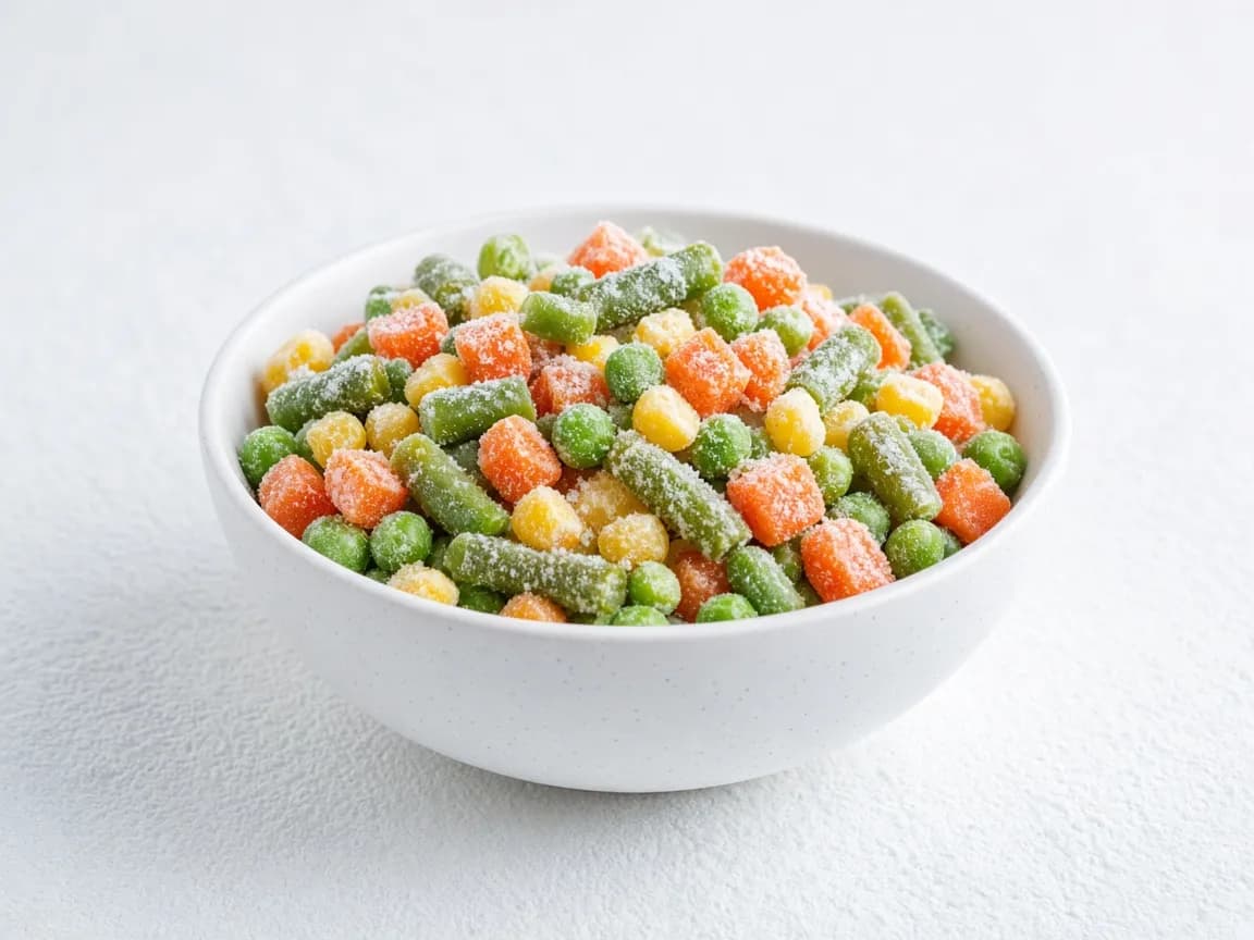 frozen mixed vegetables carrots peas corn beans
